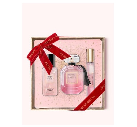 Victoria's Secret 2 Piece Gift Set Body Mist Spray Splash Fragrance Lotion  New Fragrance:Bombshell Snow - Walmart.com