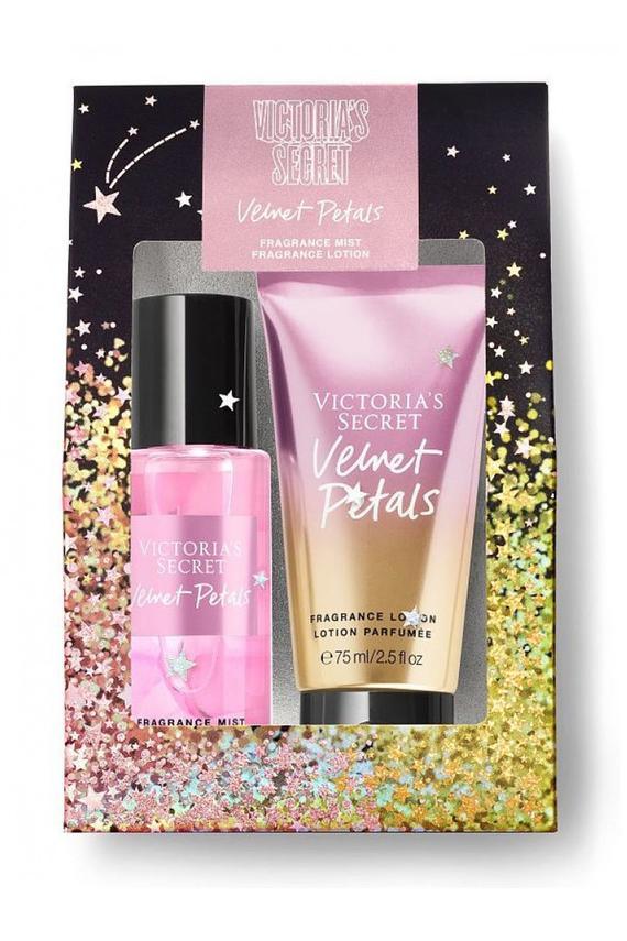 Victoria Secret New! Velvet Petals Fragrance Mist + Lotion Set